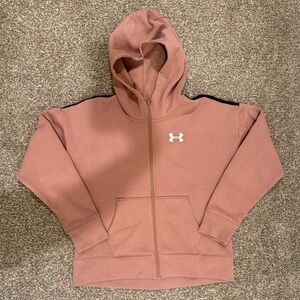 Under Armour Brown Zip-Up Jacket